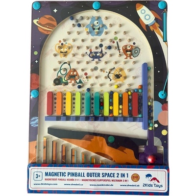 2Kids Toys Magnetický pinball Vesmír 2 v 1