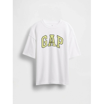 GAP Детска oversize тениска Heavyweight Athletic Logo GAP GAP | Byal | Момчешки | 104/110