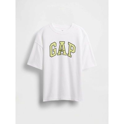 GAP Детска oversize тениска Heavyweight Athletic Logo GAP GAP | Byal | Момчешки | 104/110