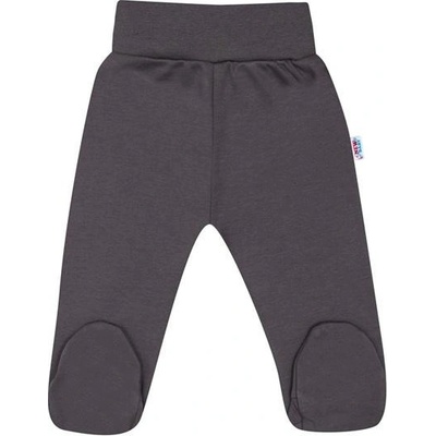 NEW BABY kojenecké polodupačky tmavošedé