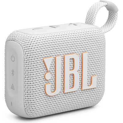 Безжичен водоустойчив спийкър за мобилни устройства - JBL Go 4 Portable Waterproof Speaker (бял) (JBLGO4WHT)