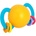 Hola Toys Бебешка дрънкалка и гризалка Hola Toys - Ring Rings (939_2)