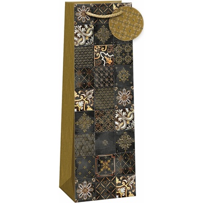 ARGUS Darčeková papierová taška LUX na víno (13 x 37.5 cm) 07390204