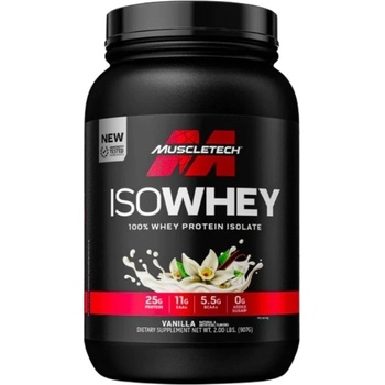 MuscleTech Iso Whey | 100% Whey Protein Isolate [907 грама] Ванилия