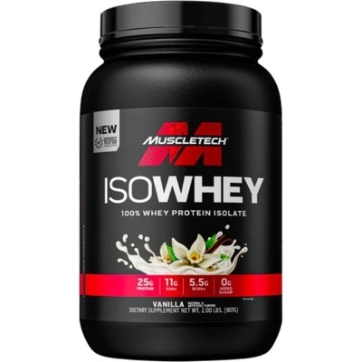 MuscleTech Iso Whey | 100% Whey Protein Isolate [907 грама] Ванилия