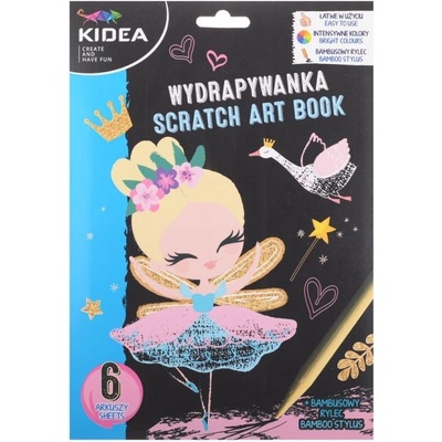 Škrabací obrázky Víly 180x260 6 listů