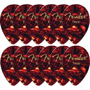 Fender 358 Shape Classic Celluloid 12 Перце за китара (<![CDATA[1980358700]]>)