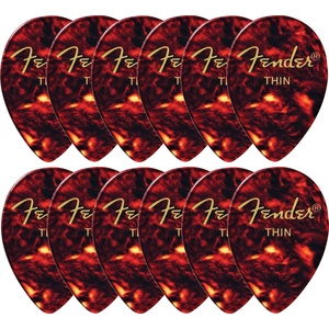 Fender 358 Shape Classic Celluloid 12 Перце за китара (1980358700)