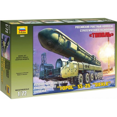 Zvezda Ballistic Missile Launcher SS 25 Topol 5003 1:72