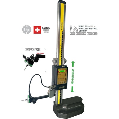 MIROTECH Дигитален високомер Microtech TouchProbe DataMet MOTORIZED - 0-1000 мм, 0, 0005 мм (144310283)
