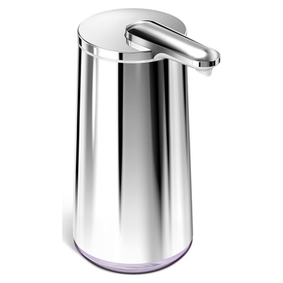 simplehuman Автоматичен стоманен дозатор за сапун в сребристо 266 ml - simplehuman (ST1063)