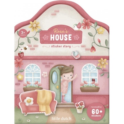Little Dutch kniha so samolepkami domček Rosa
