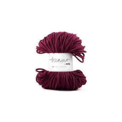 Bavlněná šnůra MILA 3 mm - amarant