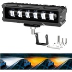  15, 5 cm 7Д Диоден Прожектор Супер Мощен Халоген Led Bar Лед Бар 40w Комбиниранa Бяла и Жълта Светлина 12V - 24V За АТВ S
