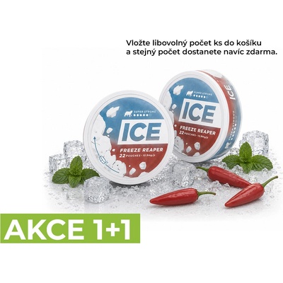 Ice nikotinové sáčky Freeze Reaper 10,9 mg 22 sáčků