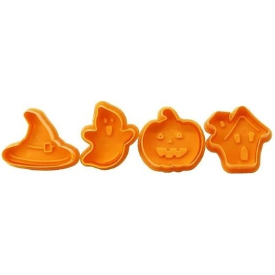 TORO Razítko na cukroví 4 ks Halloween oranžové, plast – Zboží Dáma TORO Razítko na cukroví 4 ks Halloween oranžové, plast – Zboží Dáma