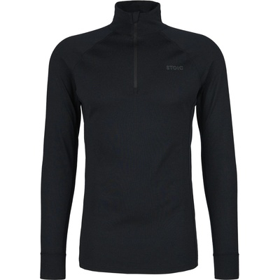 Stoic Мъжко мериносово термобельо Stoic Merino240 BengtSt. Half Zip Merino base layer - Black - размер 3XL (015-2085-0117)