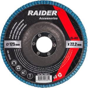 Raider Диск ламелен zirconia 125mm G-40 (0164131)