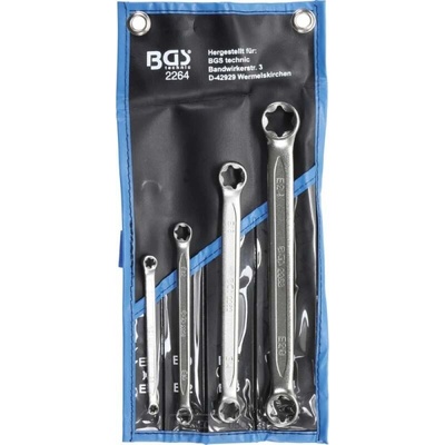BGS technic Očkové klíče E-TORX E6-E24, sada 4 díly BGS 2264
