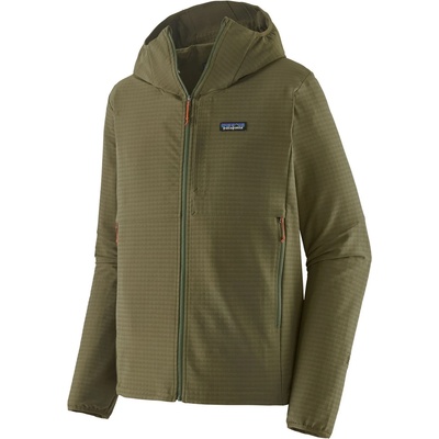 Patagonia Мъжко поларено яке Patagonia R1 Techface Hoody Softshell jacket - Basin Green (003-3568-0214)