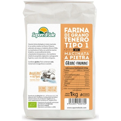 Sapore di Sole Bio měkká pšeničná mouka typ 1 1 kg