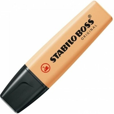 Zvýrazňovač STABILO BOSS ORIGINAL Pastelový, jemne oranžový