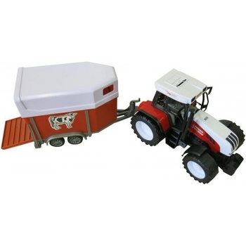 obchod-detem Farm World Velký traktor s přívěsem na zvířata