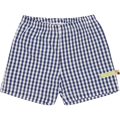 dětské kárované kraťasy tmavě modrá loud + proud
