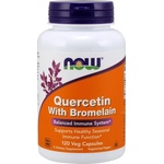 NOW Хранителна добавка Кверцетин + Бромелаин , Now Foods Quercetin With Bromelain x 120 Vcaps