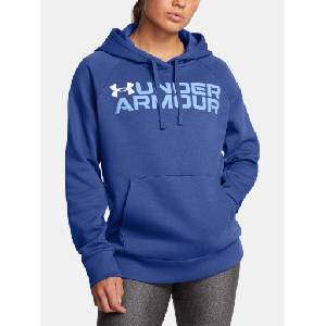 Under Armour Rival Fleece Wordmark Hoodie-BLU Under Armour | Sin | ЖЕНИ | S