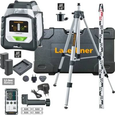 Laserliner Зелен линеен лазер DuraPlane G360 в комплект с тринога VarioStand L 300 см (052.550-1)
