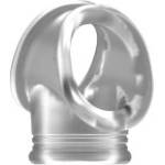 SHOTS TOYS Sono No. 48 Прозрачен ерекционен пръстен и пристягаща лента за тестиси - еластичен пръстен за пенис и тестиси (P26157)