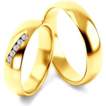 Image 1 of SAVICKI Сватбени халки: злато, кръгли. 4.6 мм