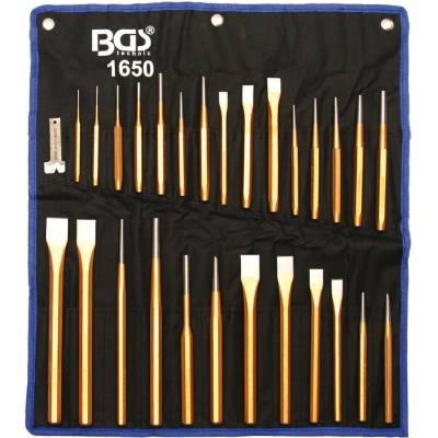 BGS technic BGS Sada sekáčů, vyrážečů a důlčíků, 28 ks - B1650