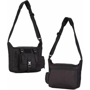 DRAGOWA Tactical Тактическа чанта за рамо Shrapnel, черна (DRG123.black)