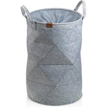 Image 1 of Kela (Германия) Кръгъл кош за пране kela fay с връзки - светлосив (kela 24490)