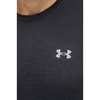 Under Armour Тениска за бягане Under Armour Launch в черно с изчистен дизайн 1382582 (1382582)