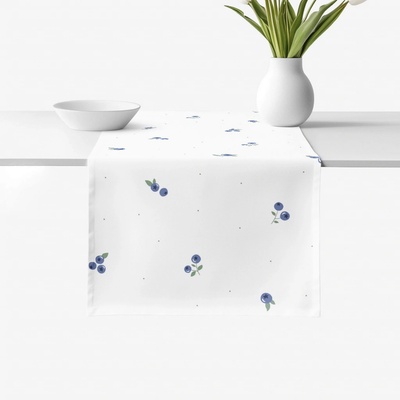 Goldea behúň 100% bavlnené plátno čučoriedky 20x120 cm