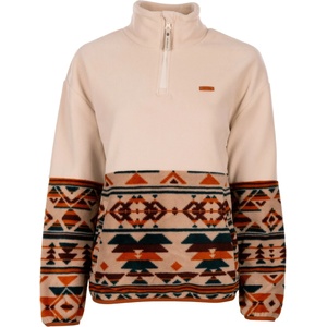 IRIEDAILY Дамски поларен пуловер Iriedaily Women's Half Indi Troyer Fleece jumper - Beige (105-5658-0513)
