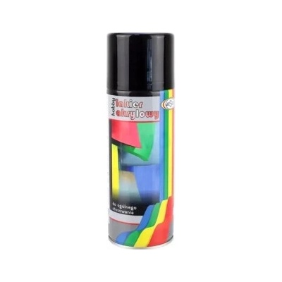 WESCO Spray Paint - Čierny matný akrylový lak 400ml