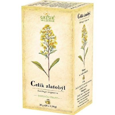 GREŠÍK ZLATOBYĽ bylinný čaj 20 x 1,5 g