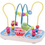 Bigjigs Toys - Дървена играчка лабиринт - Море