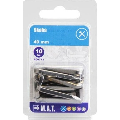 skoba 40mm lesk (10ks)