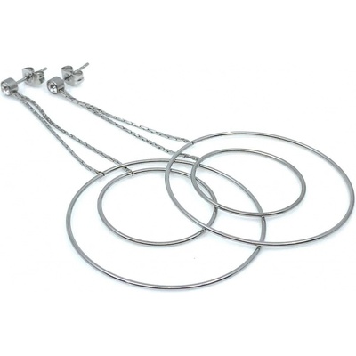 Jan Kos jewellery dámské ocelové náušnice 12117304