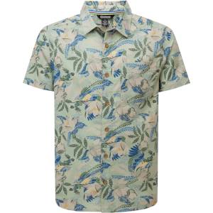Sherpa Мъжка риза с копчета Sherpa Phoenix S/S Shirt - Celery - размер XXL (033-2568-0115)