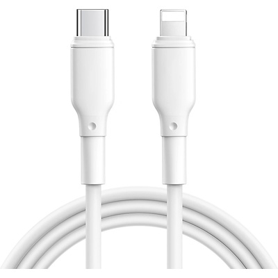 Xmart Кабел Xmart - White, Lightning/USB-C, 1.2 m, бял (19325)