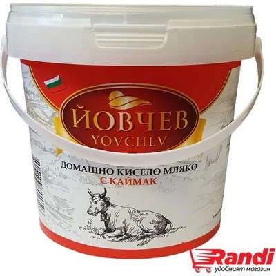 Д и Д Комерс енд Диливъри ООД Кисело мляко с каймак Йовчев 3, 8% 990гр