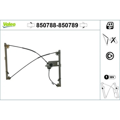 Zvedací zařízení oken VALEO 850788