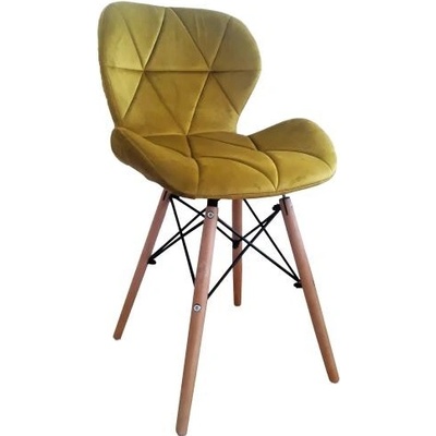 Bestent Amber sametová žlutá