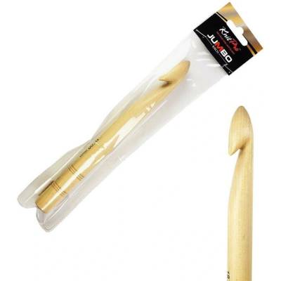 Dřevěný háček KnitPro Jumbo 18 mm